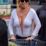 Mariah Carey braless pokies